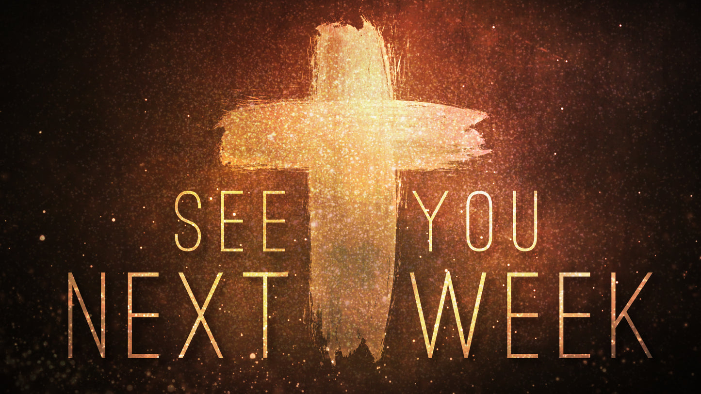 Glowing Cross Closing