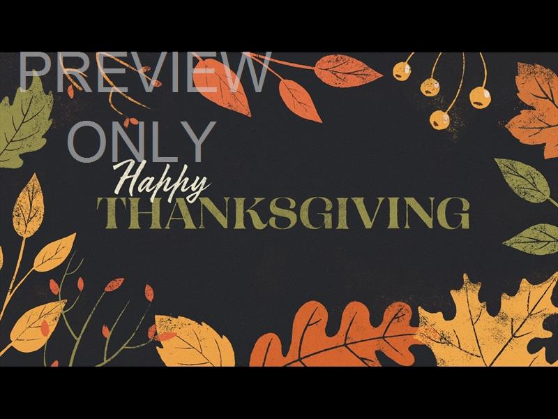 Fall Feelings Thanksgiving 2