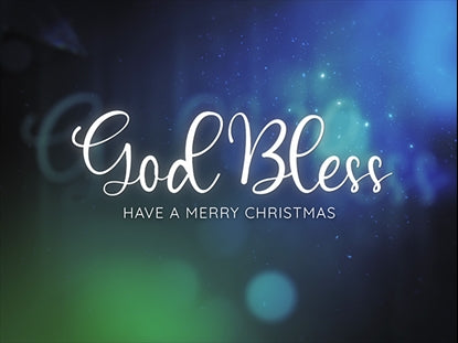 Christmas God Bless Motion Vol7