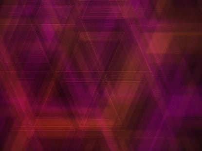 Triangle Glass Pink Loop