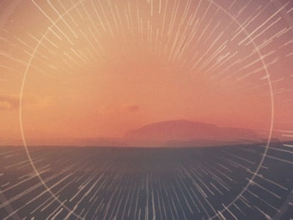 Mountain Rays Sunset