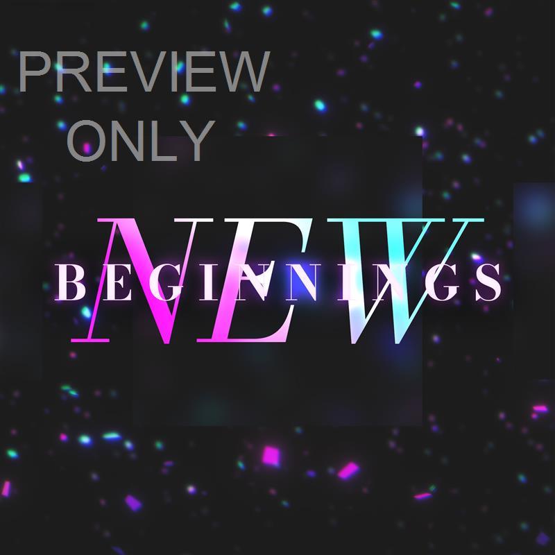 Glitterific New Year Social Graphic Title