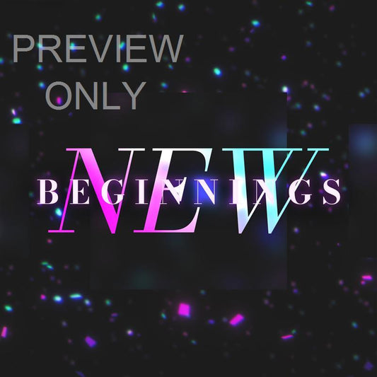 Glitterific New Year Social Graphic Title