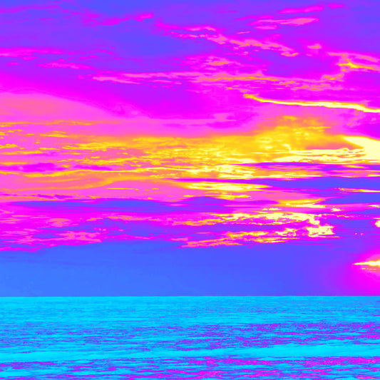 Electric Sunset Giving Blank