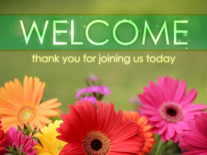 Bright Flowers Welcome Loop