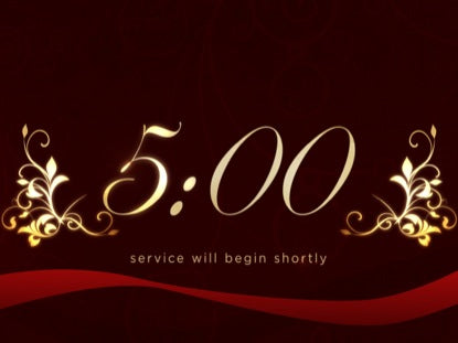 Elegant Ribbon Countdown