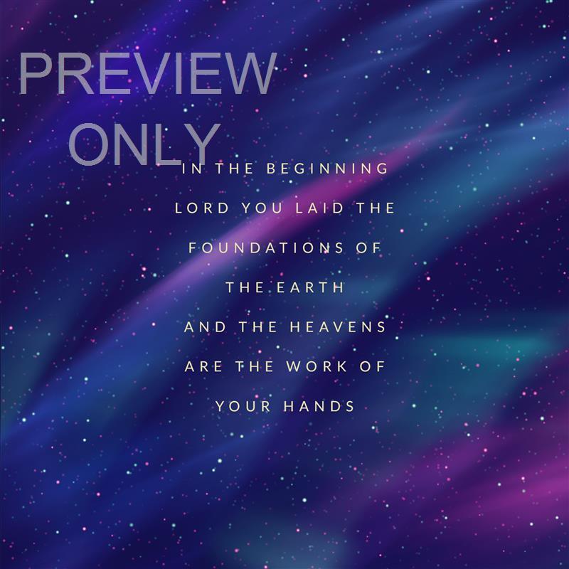 Starry Night Hebrews 1:10