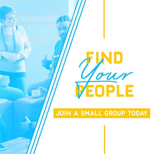 Find Your People: Small Group - Social Graphic Main