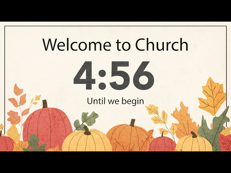 Pumpkin Party Countdown
