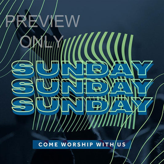 Retro Wave Sunday Invite