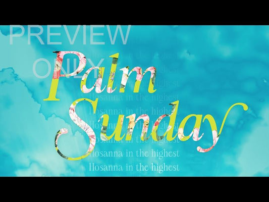 Risen Palm Sunday Still