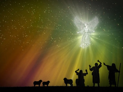 Angel Appears To Shepherds