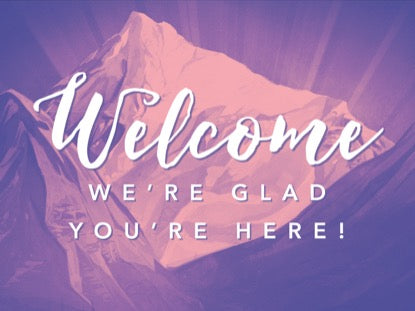 Mountain Range Welcome Motion