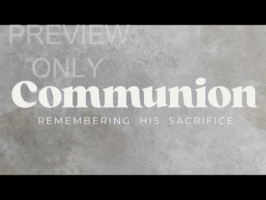 Clean Slate Communion Still