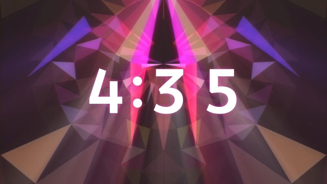 Geometric Glow Countdown