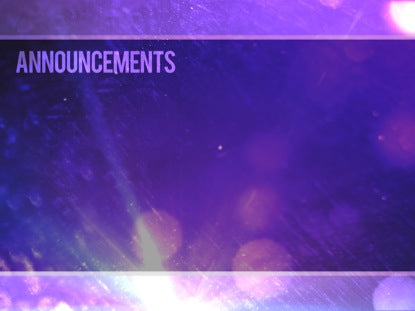 Lens Particles Grunge Announcements