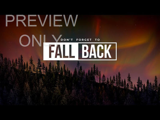 Aurora Glow Fall Back Still