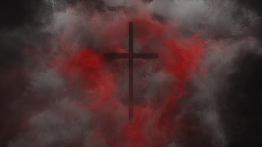 Color Blast: Red Grey Cross