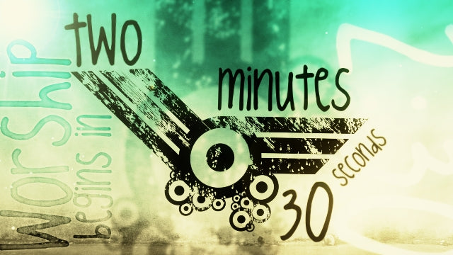 Worship Begins Now Countdown