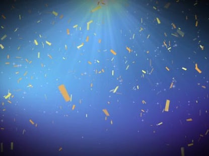 New Years Confetti Drop