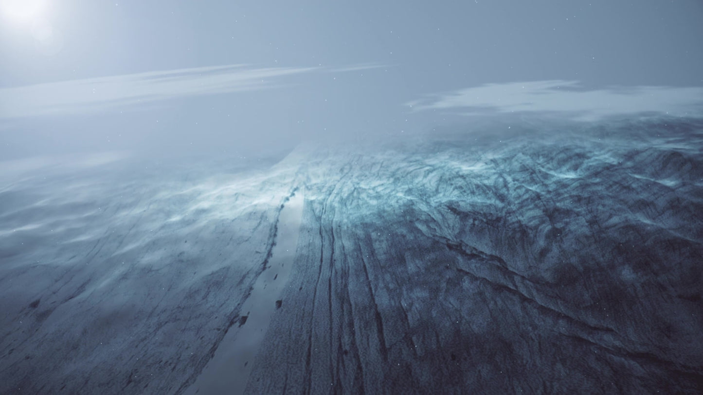 Frozen World Blizzard Glacial Still