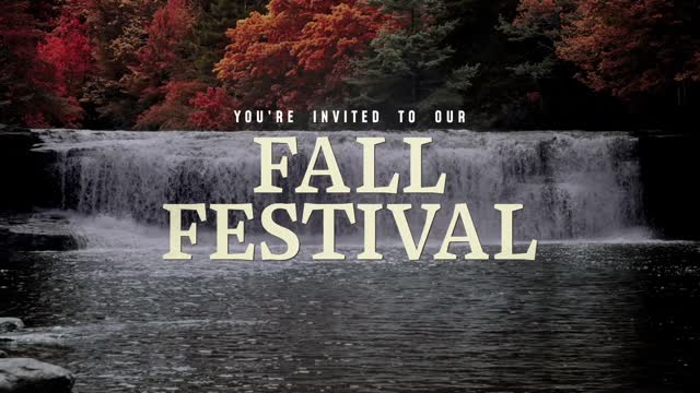 Blue Ridge Waterfalls Fall Festival