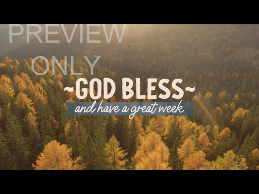 Epic Autumn Aerial God Bless