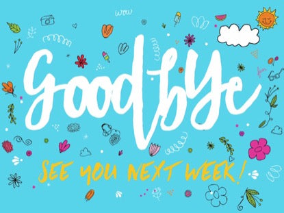 Kids Easter Goodbye