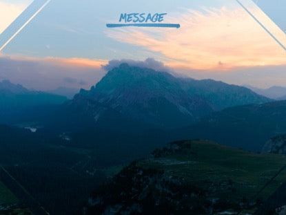 Sunset Aerial Message