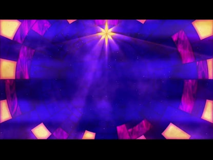 Stained Glass Christmas Star 1