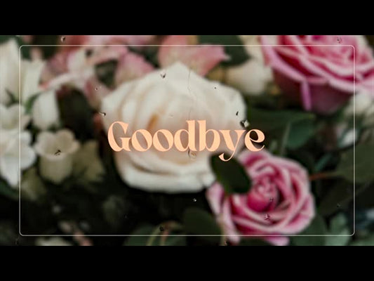 Floral Rain Goodbye