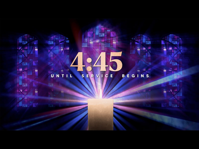 Advent Stained Glass Countdown