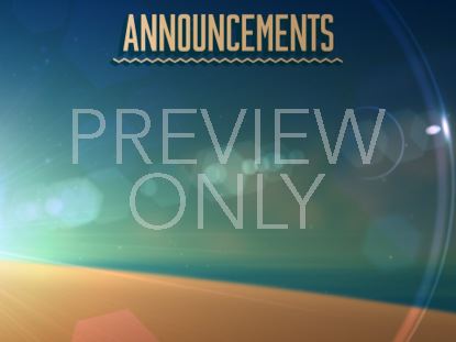 Summer Glow Announcements