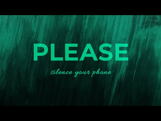Shades Of Green Silence Phone Animation