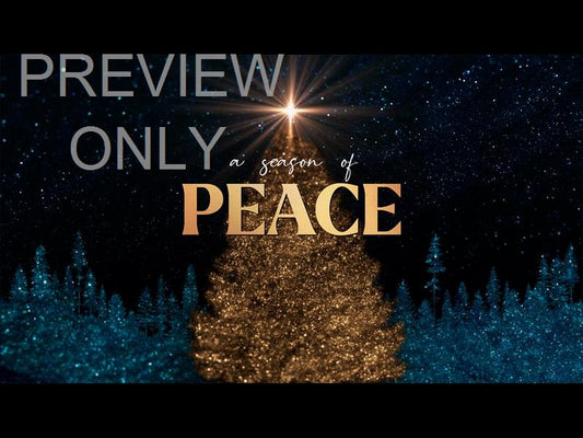 Sparkling Christmas Peace Still