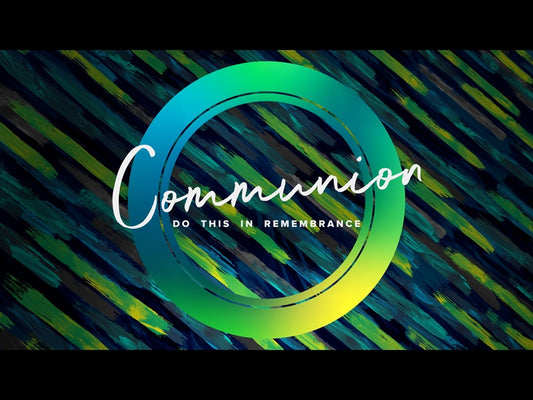 Palm Sunday Color Brush Communion