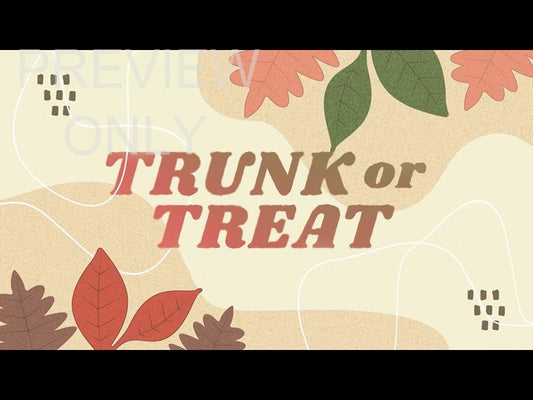 Fall Leaves Trunk Or Treat Still