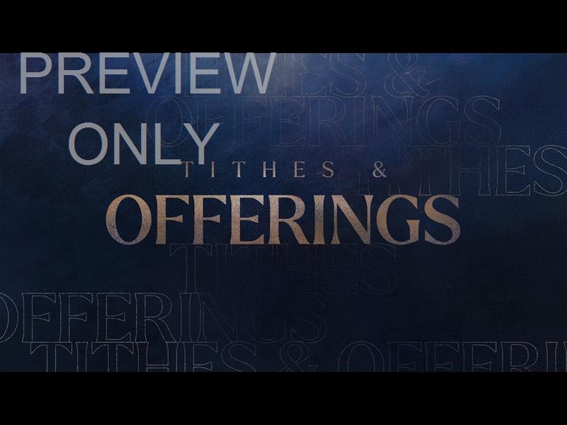 Above Every Name Tithes And Offerings Still