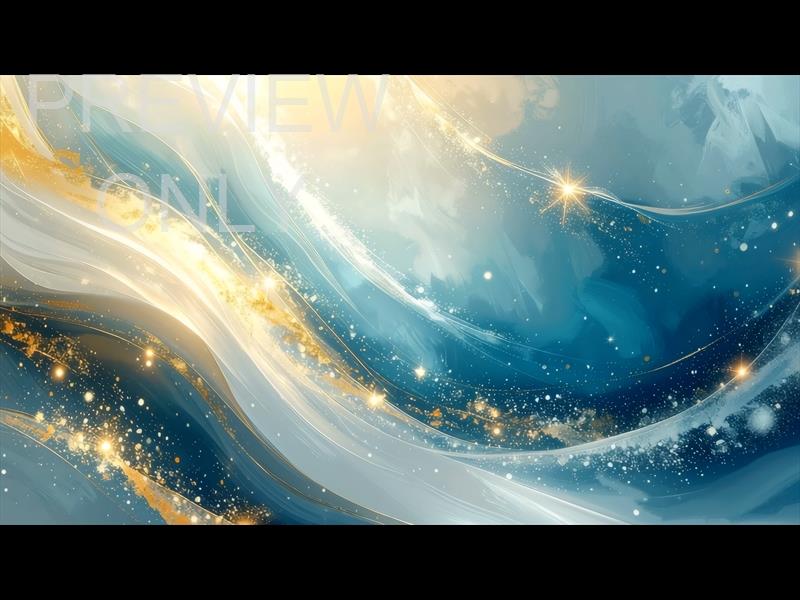 Golden Blue Swirl Still