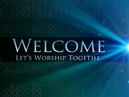 Radiant Rays Blue Welcome