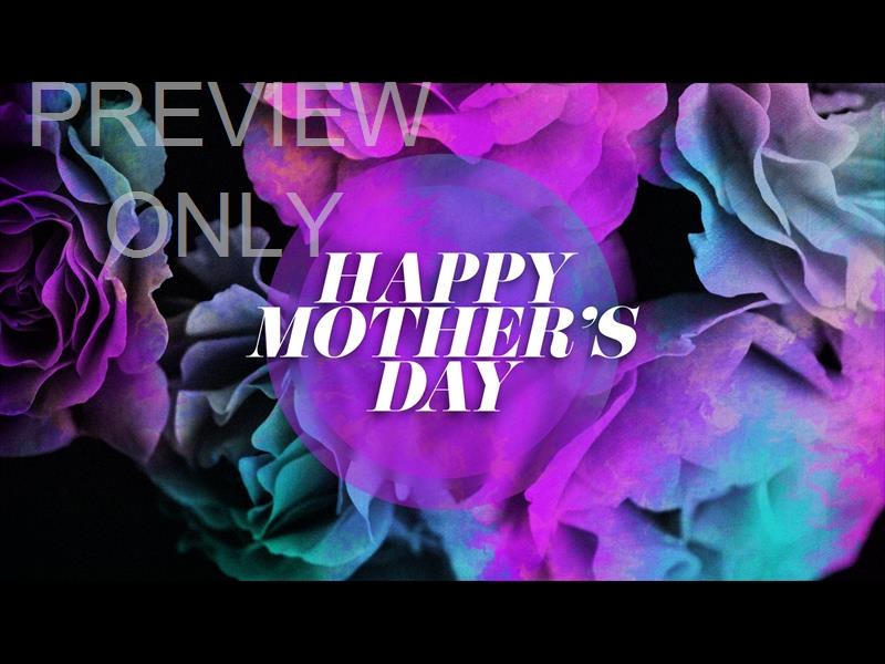 Floral Paint Happy Mother's Day Still
