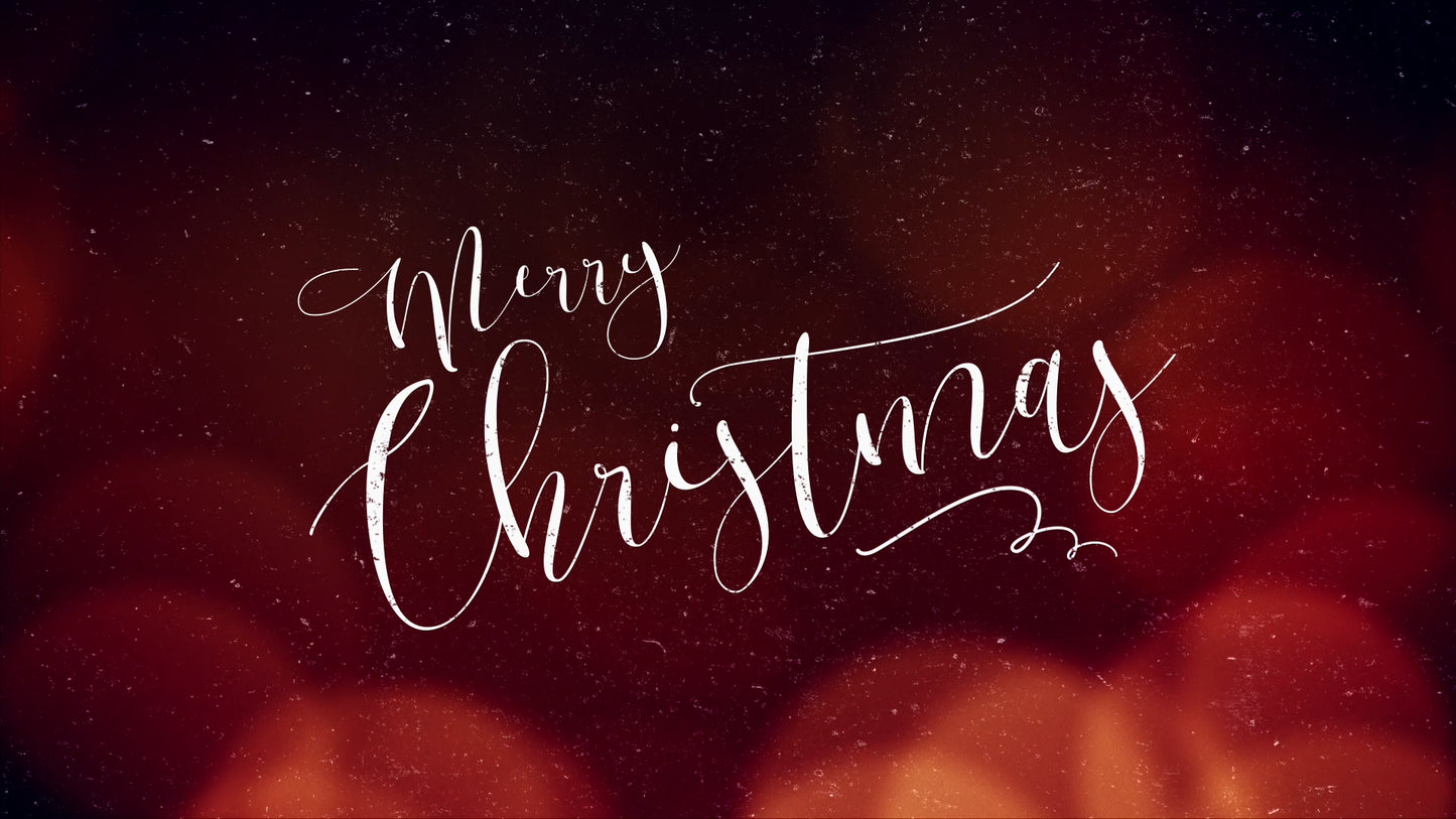 Warm Christmas Glow Merry Christmas 01