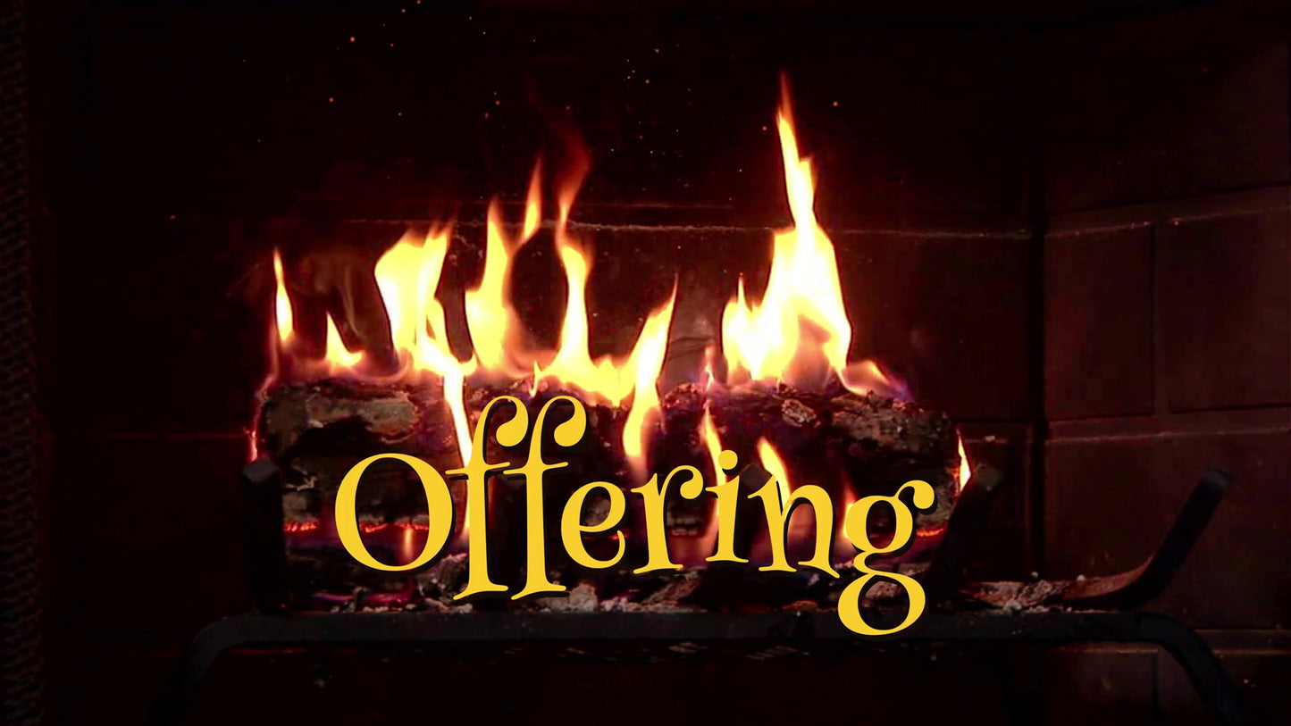 Nostalgic Fireplace Offering Still