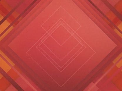 Abstract Squares Red