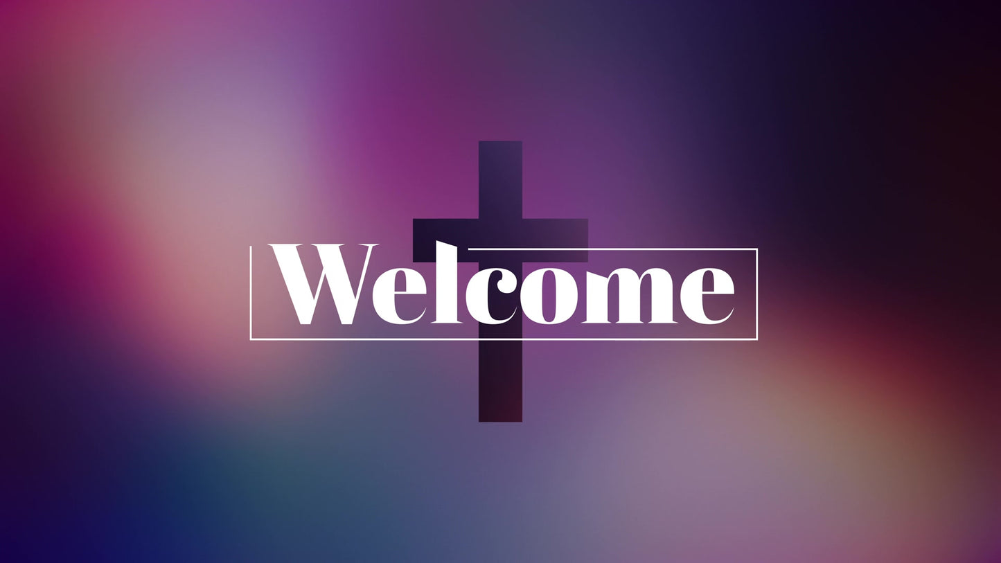 Vibrant Crosses Welcome