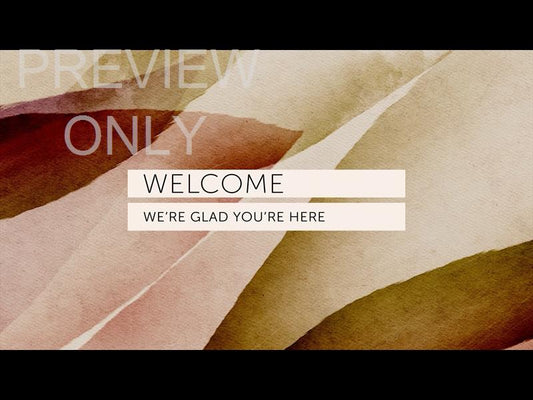 Fall Canvas Welcome Still