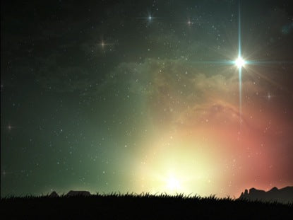 Christmas Nativity Small Star Right