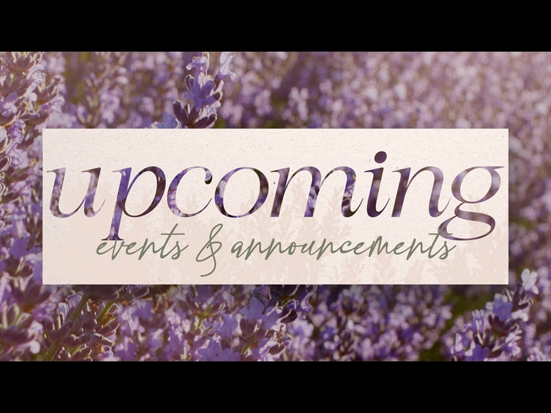 Flower Garden Upcoming