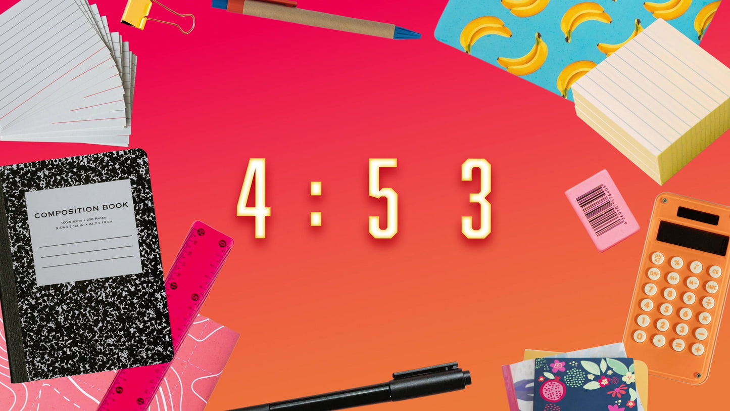 Back To School Collage Countdown