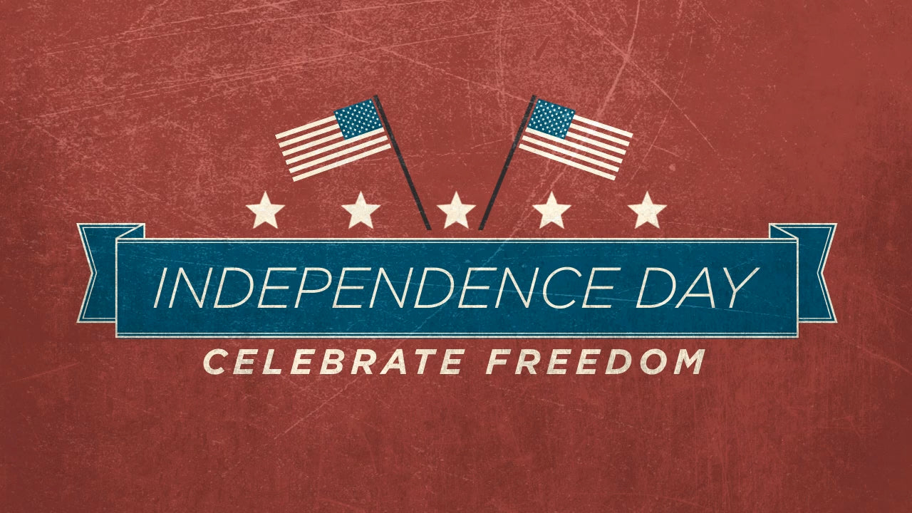 Vintage Independence Day Title